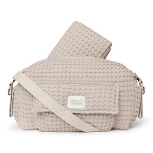 Bolso cochecito CAMILA Babyshowe gofre latte