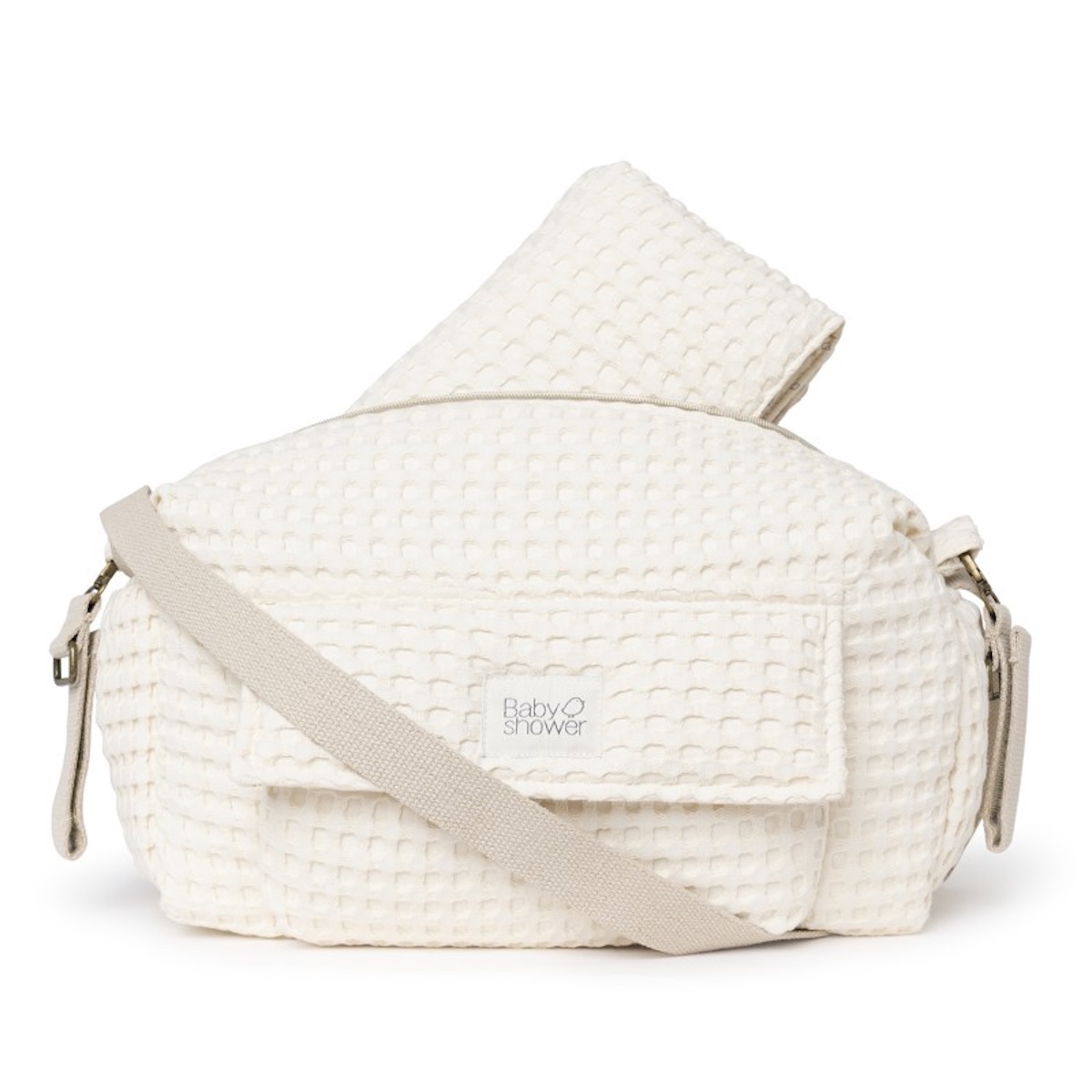 Bolso cochecito CAMILA Babyshowe gofre vanilla
