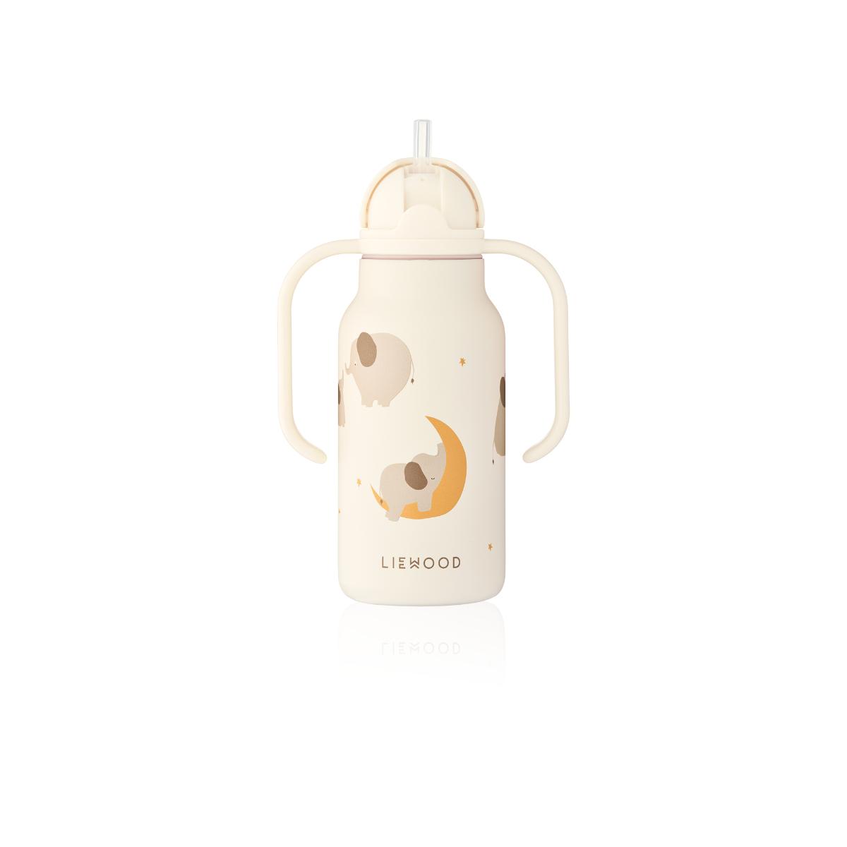 Botella agua 250ml KIMMIE Liewood Elephant creme de la creme