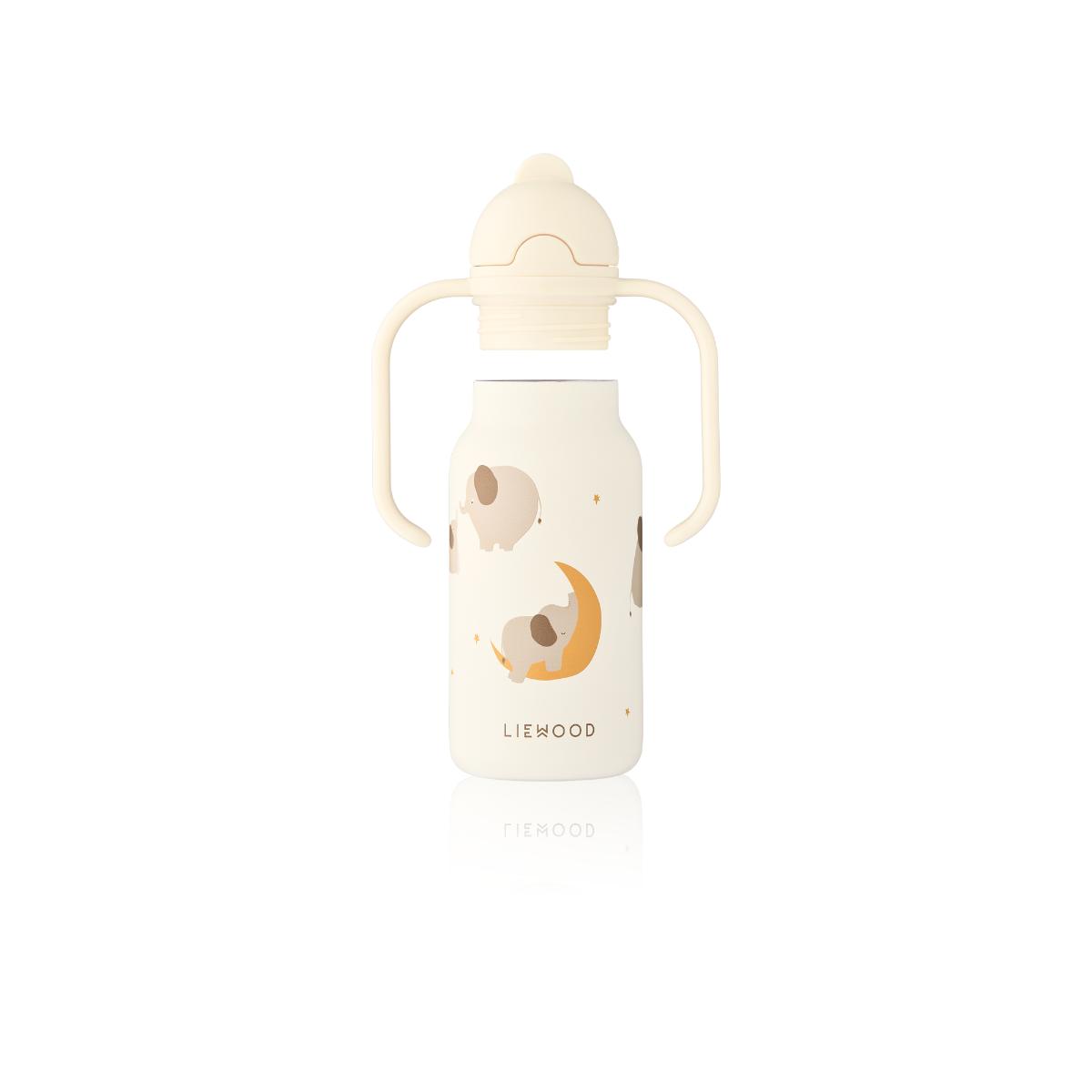 Botella agua 250ml KIMMIE Liewood Elephant creme de la creme