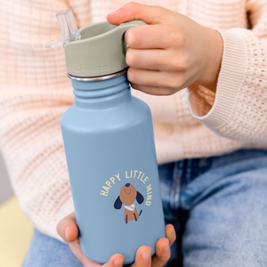 Botella agua PATTERN PARTY Laessig azul