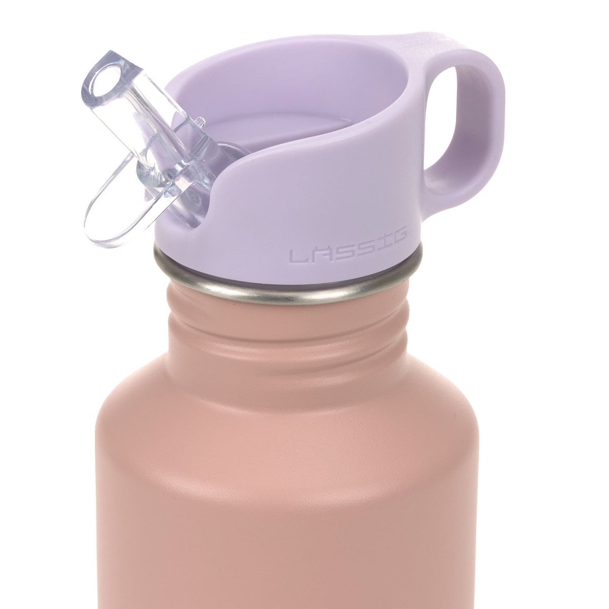 Botella agua PATTERN PARTY Laessig rosa
