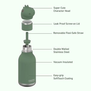 Botella isotérmica 460ml DINOSAUR Bestie by Asobu