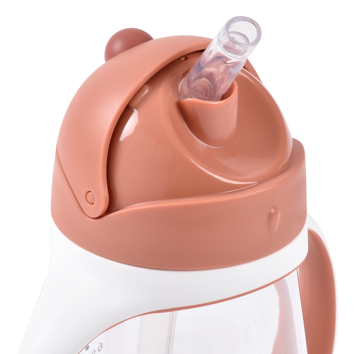 Botella-pajita 300ml Béaba terracota