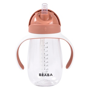 Botella-pajita 300ml Béaba terracota