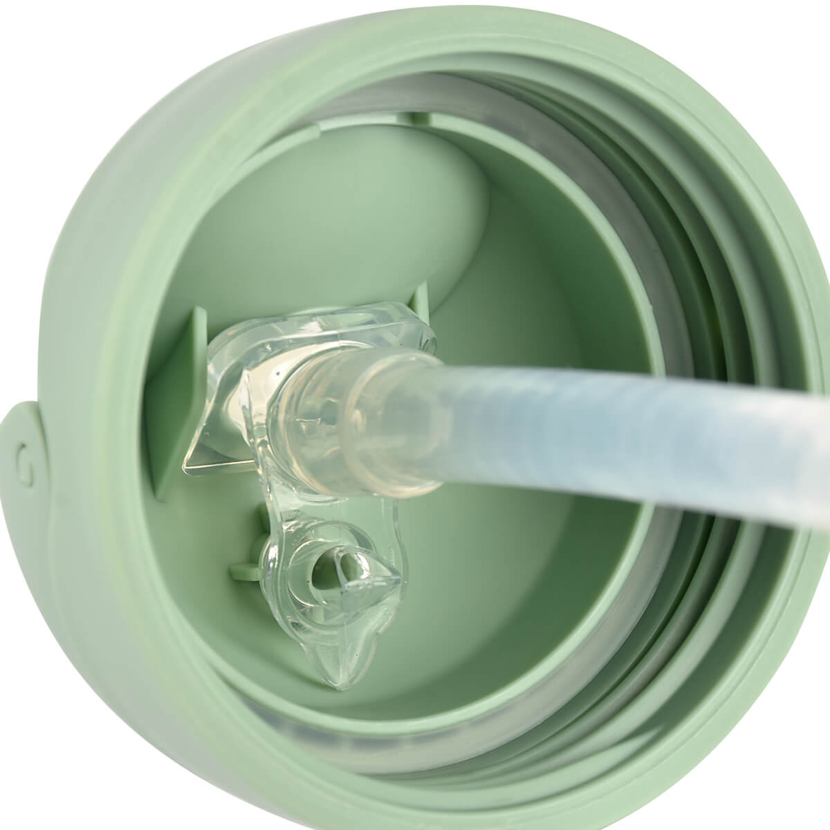 Botella-pajita 300ml Béaba verde salvia