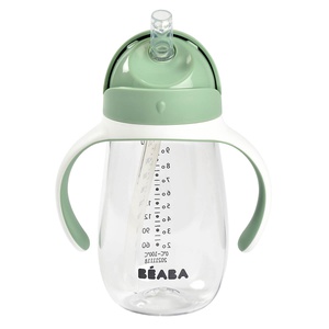 Botella-pajita 300ml Béaba verde salvia