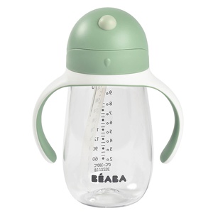 Botella-pajita 300ml Béaba verde salvia