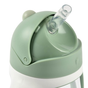 Botella-pajita 300ml Béaba verde salvia