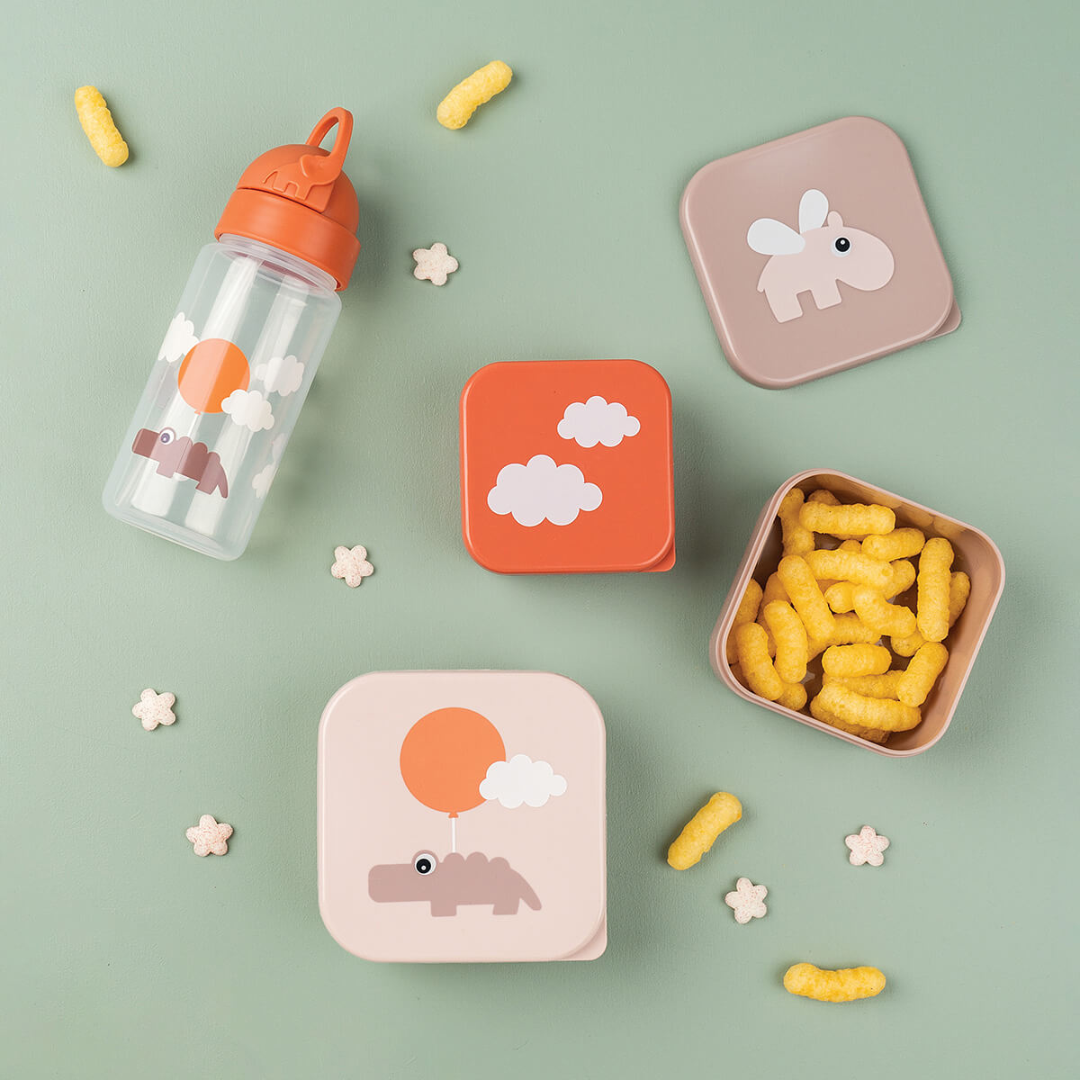 Botella pajita HAPPY CLOUDS Done by Deer papaya