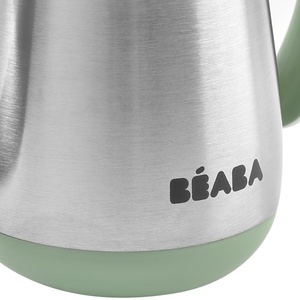 Botella-pajita inoxidable 250ml Béaba verde salvia
