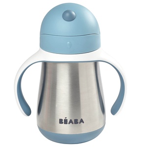 Botella-pajita inoxidable 250ml Béaba windy blue