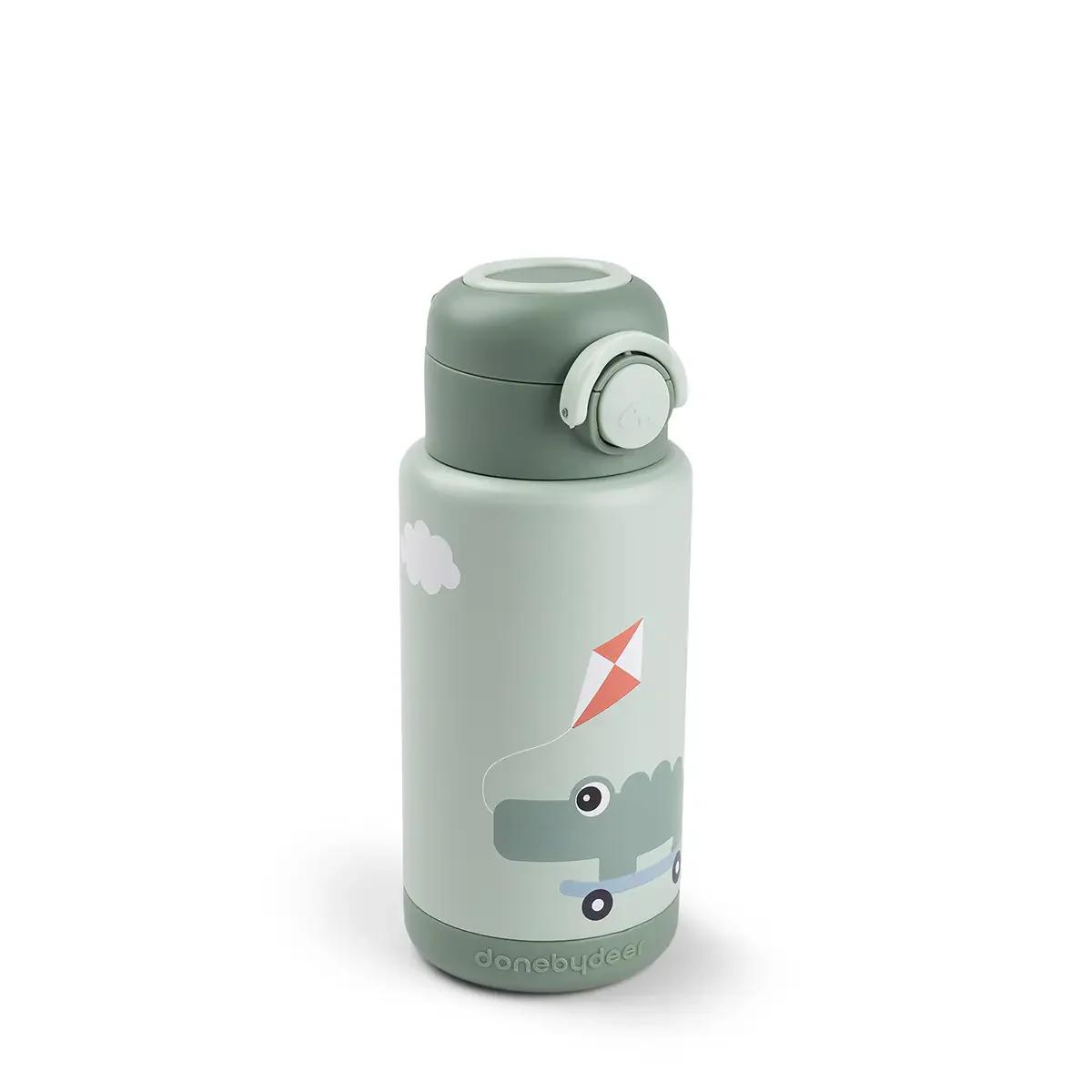 Botella térmica 340ml PLAYGROUND  Done by Deer verde