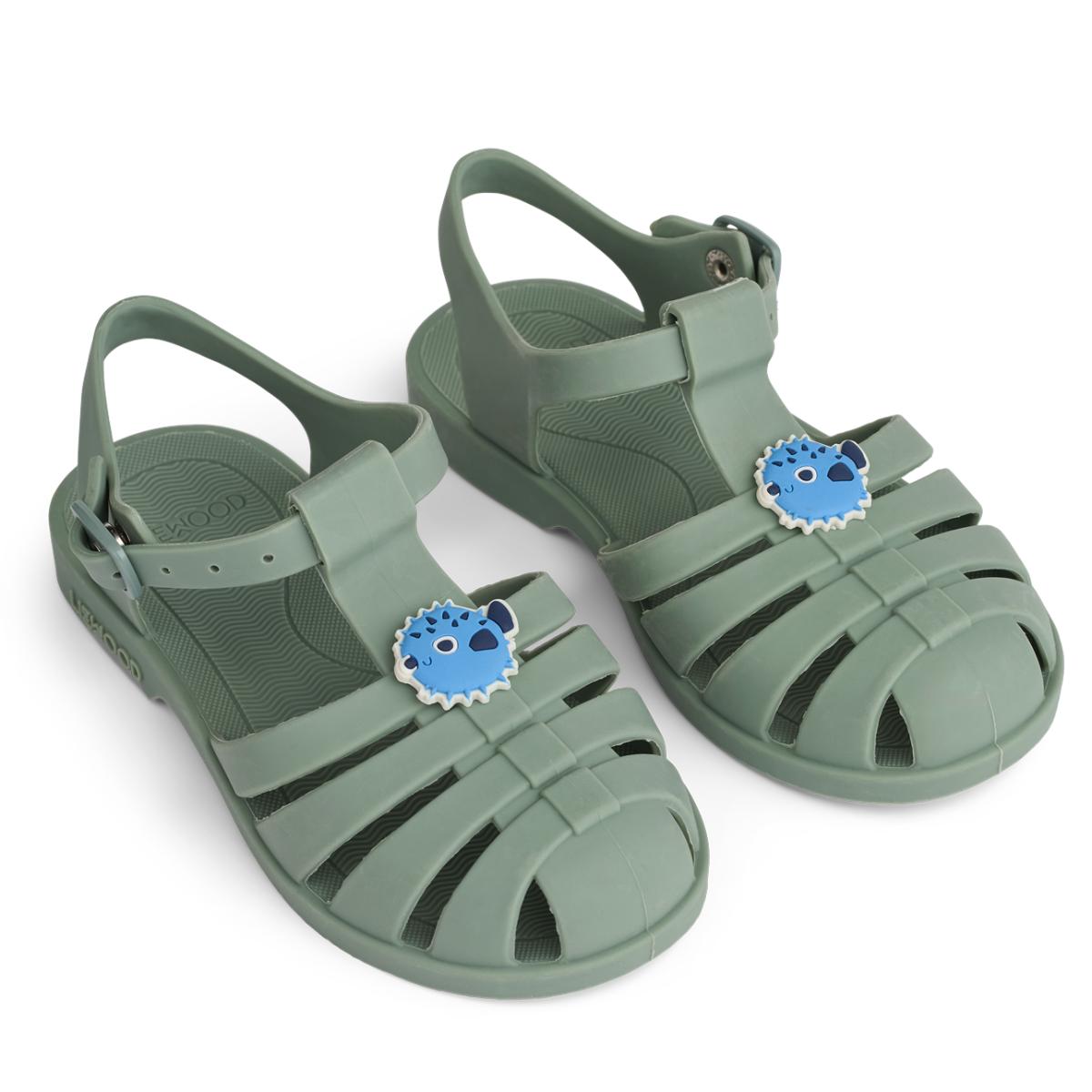Bre Sandals with Charms 22 Liewood Puffer peppermint