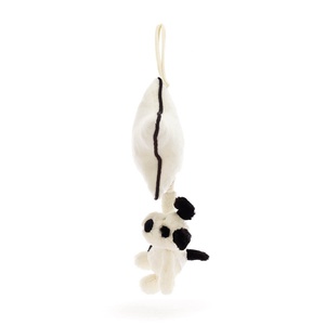 Cachorro musical BASHFUL Jellycat crema-negro