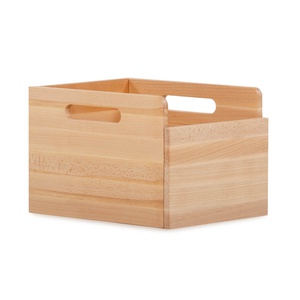 Caja almacenamiento DELUXE aceitado natural