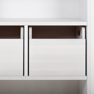 Caja almacenamiento DELUXE blanqueado