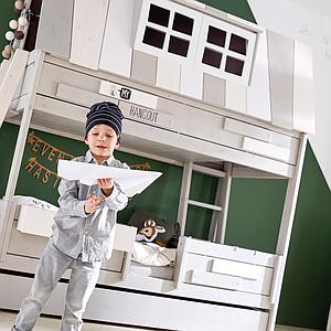 Caja almacenamiento infantil cama HANGOUT Lifetime blanco