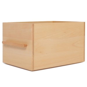 Caja de almacenamiento NADO Retro acabado haya