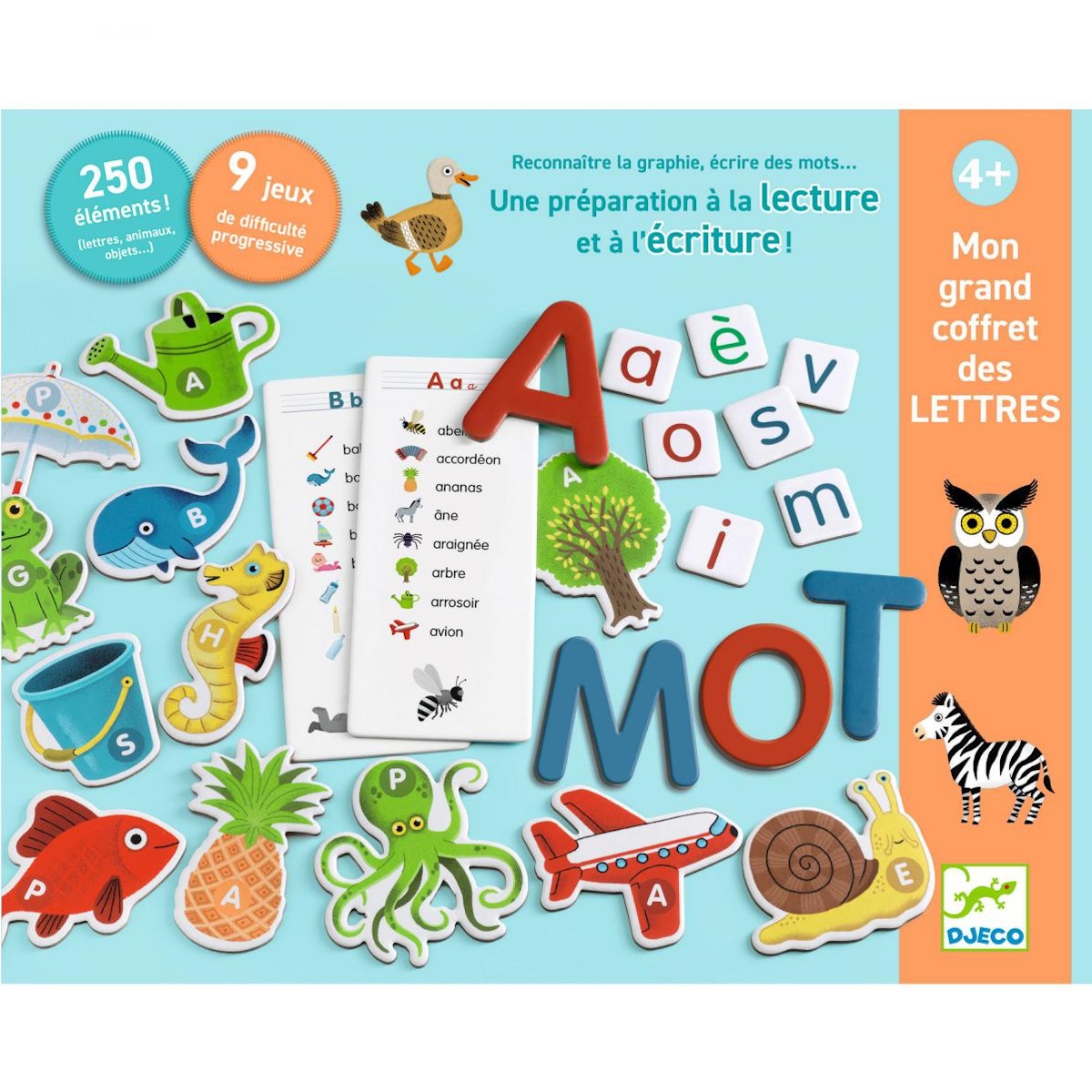 Caja grande letras Djeco