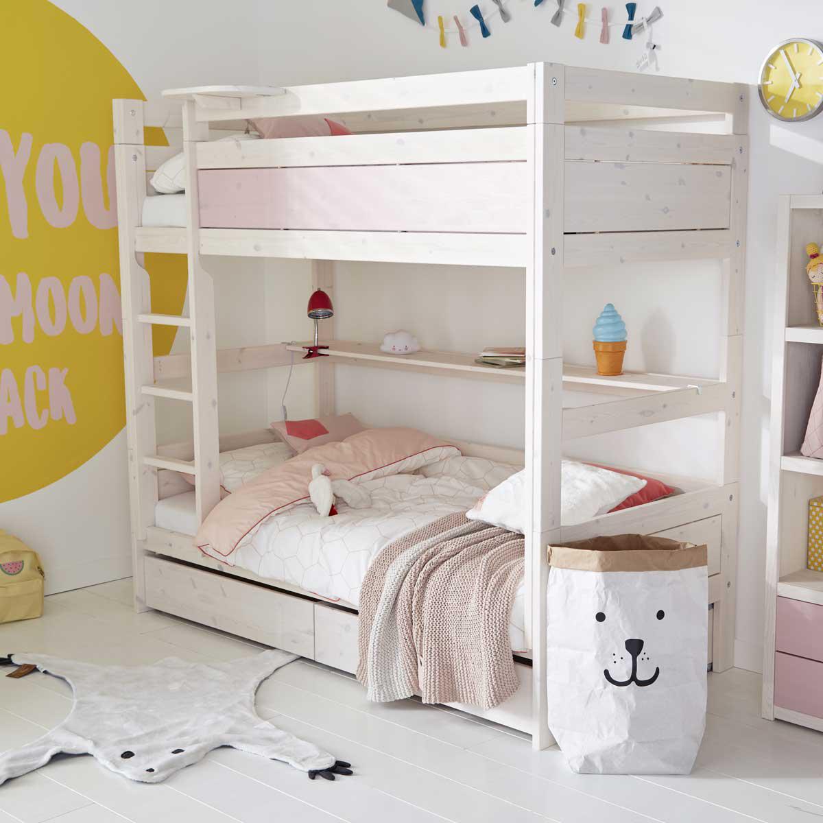 Cajón cama 90x200cm Lifetime blanqueado