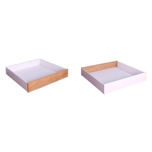 Cajón cama KASVA lacado blanco-roble MDF