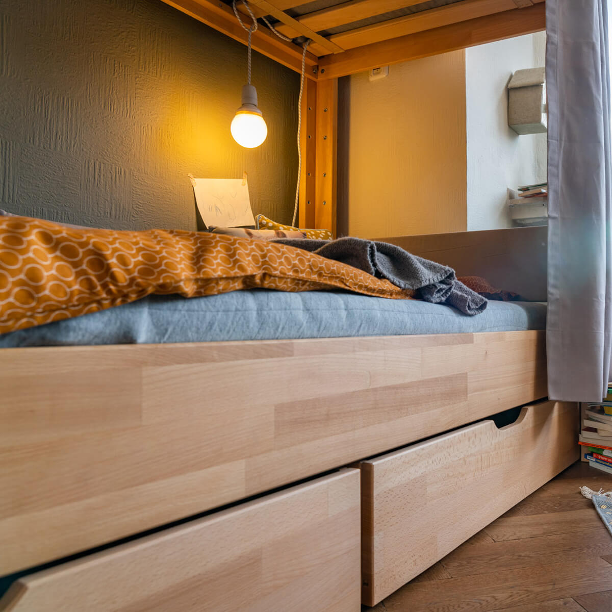 Cajón de cama con ruedas 94cm DESTYLE de Breuyn natural