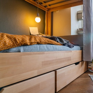 Cajón de cama con ruedas 94cm DESTYLE de Breuyn natural