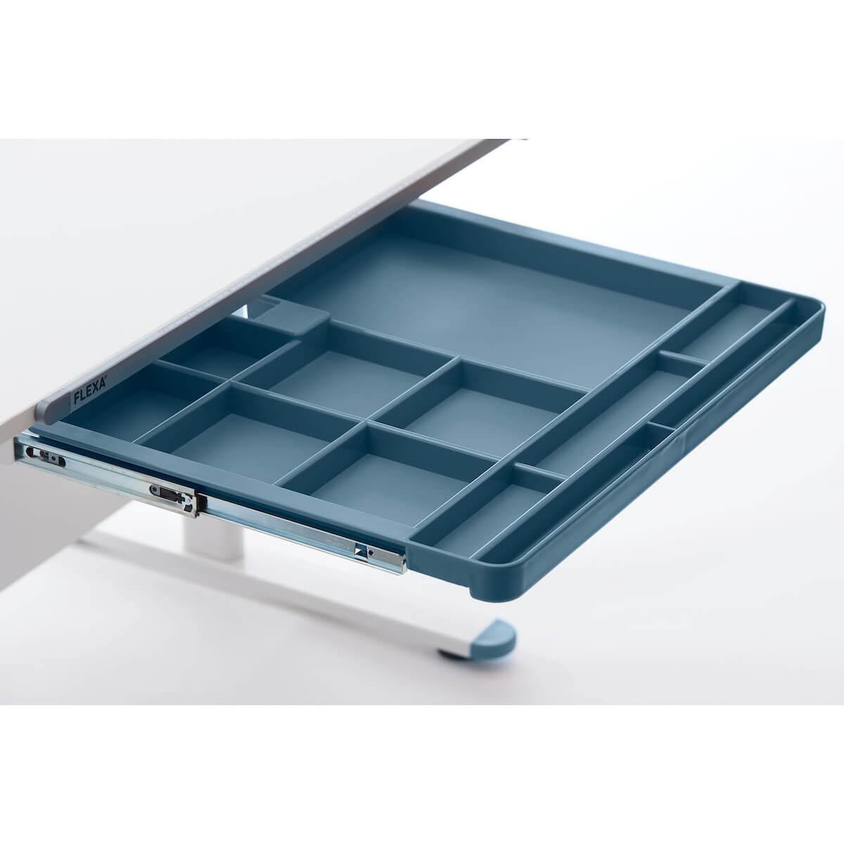 Cajón escritorio EVO Flexa frosty blue