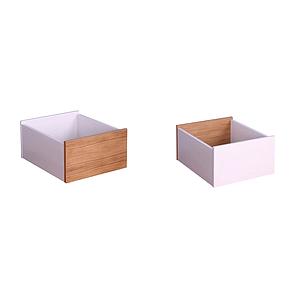Cajón mesa juegos KASVA blanco-roble