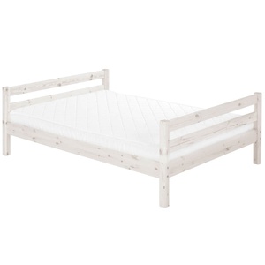 Cama 140x200cm CLASSIC Flexa blanco cal