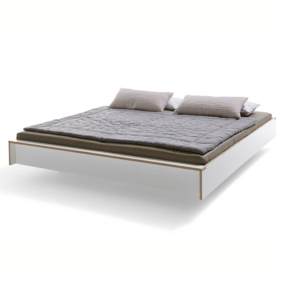 Cama 140x200cm FLAI Müller Small Living CPL blanco