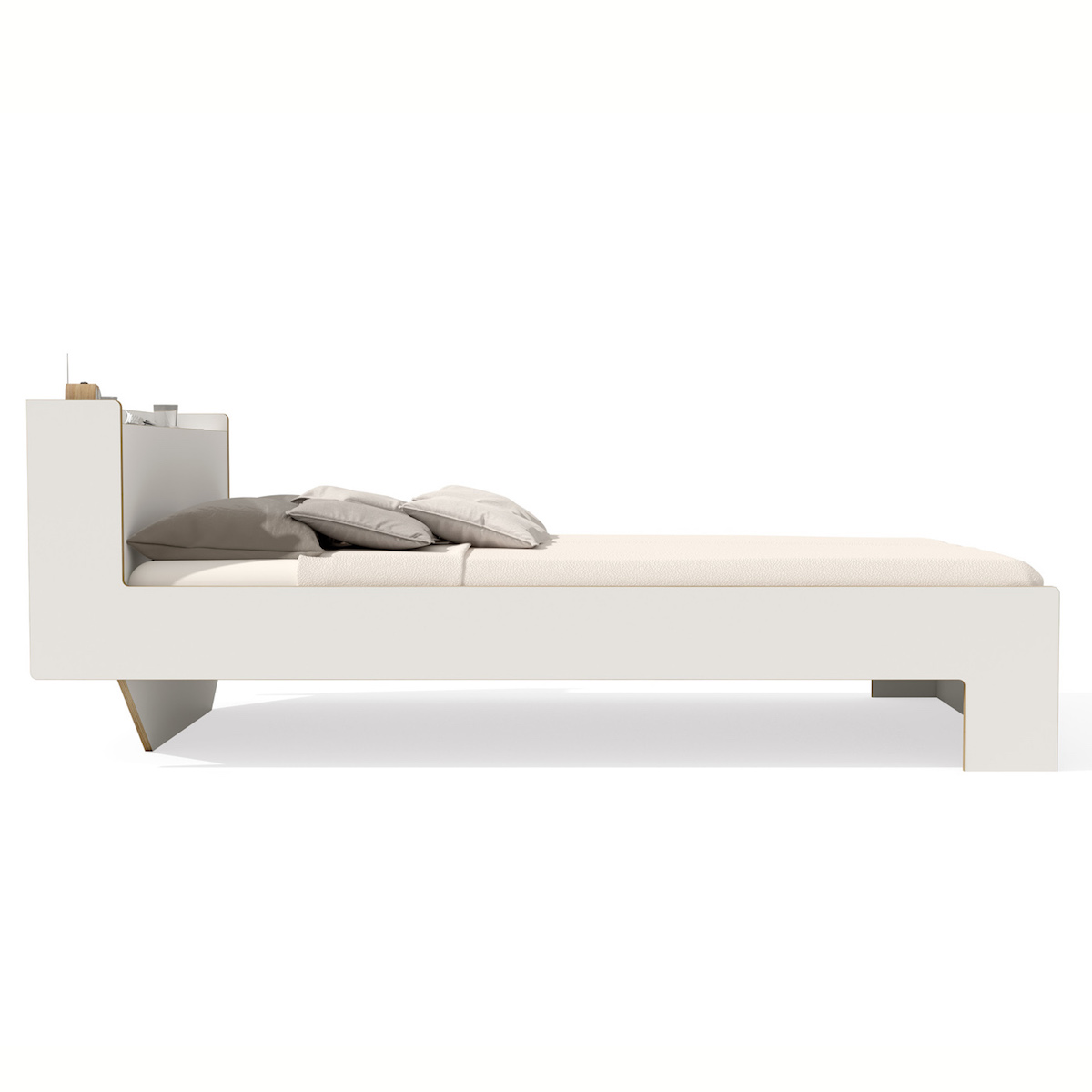 Cama 140x200cm NOOK Müller Small Living blanco