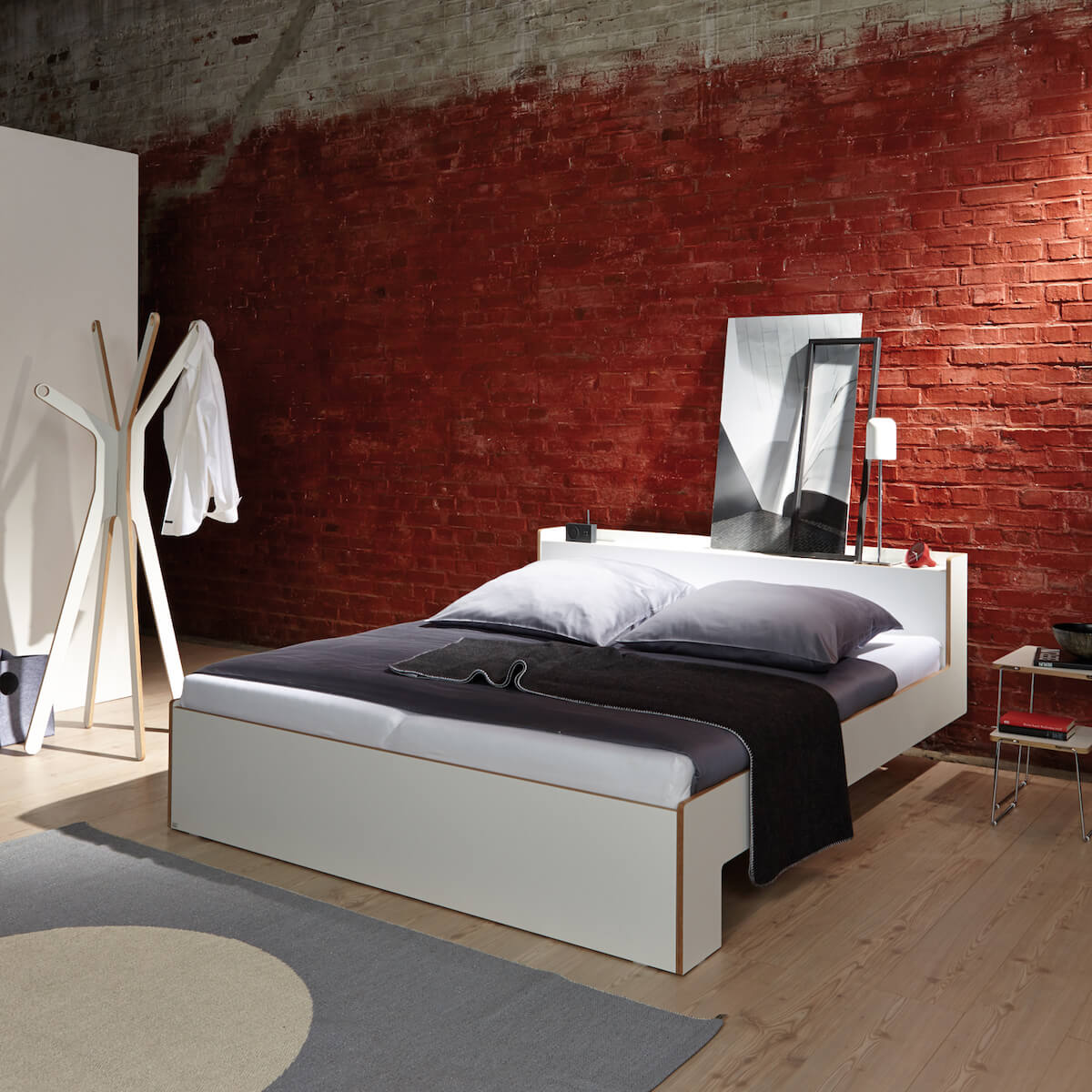 Cama 140x200cm NOOK Müller Small Living blanco