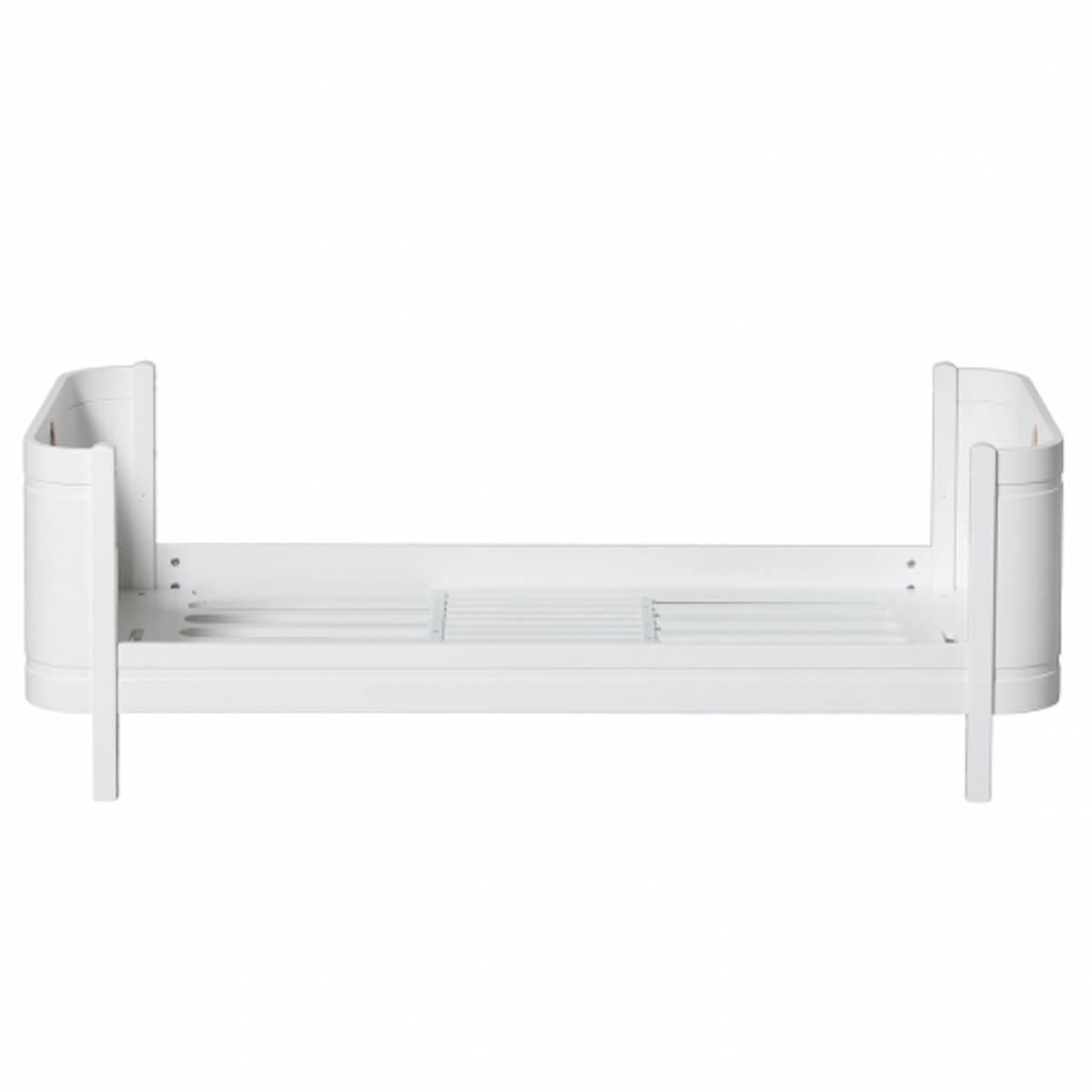 Cama 68x162cm WOOD MINI+ Oliver Furniture blanco
