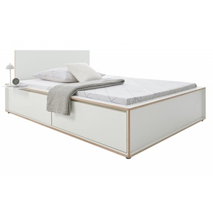 Cama 90x200cm 2 cajones-cabecero SPAZE Müller Small Living blanco