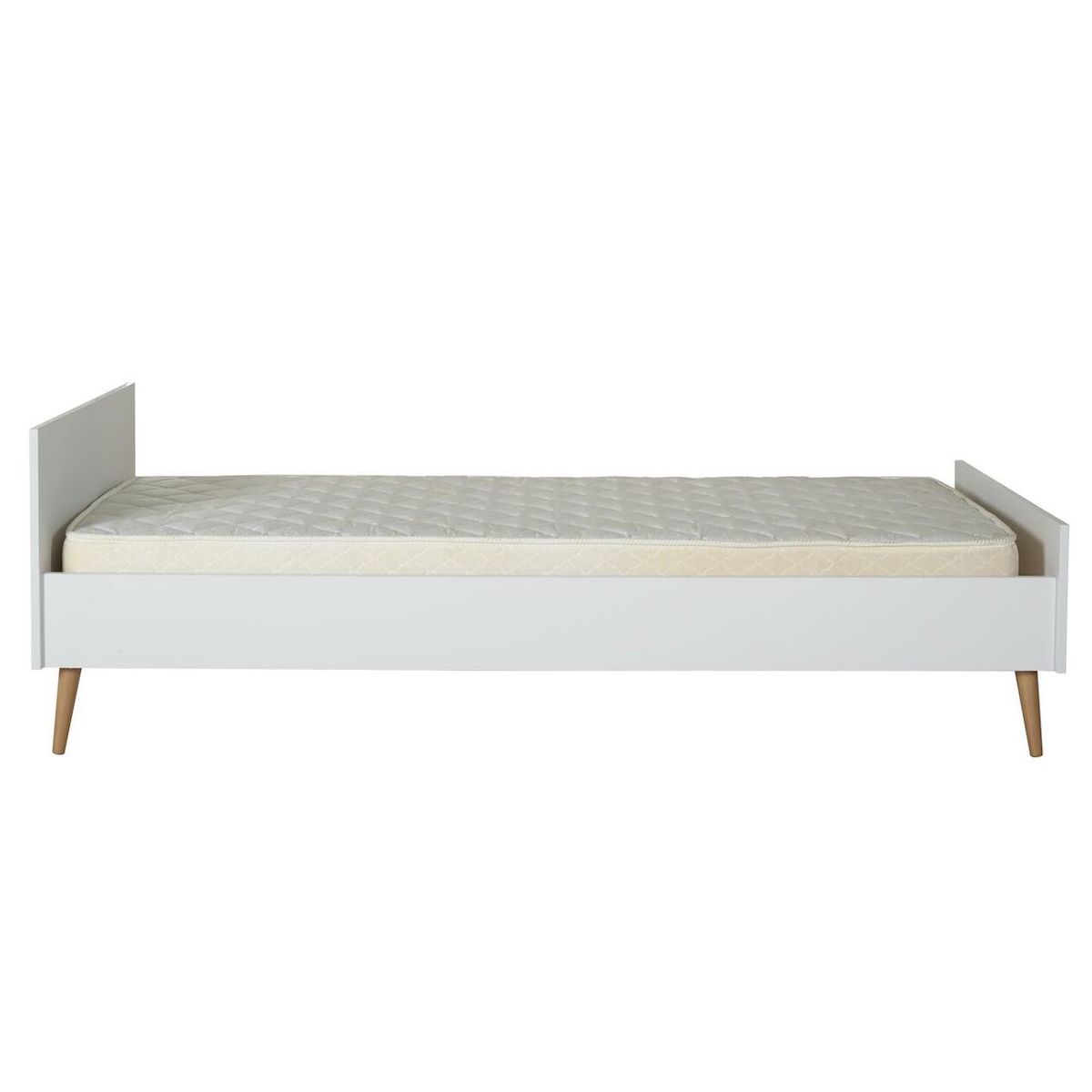 Cama 90x200cm COCOON-FLOW Quax blanco hielo