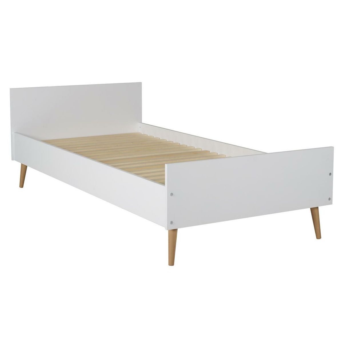Cama 90x200cm COCOON-FLOW Quax blanco hielo