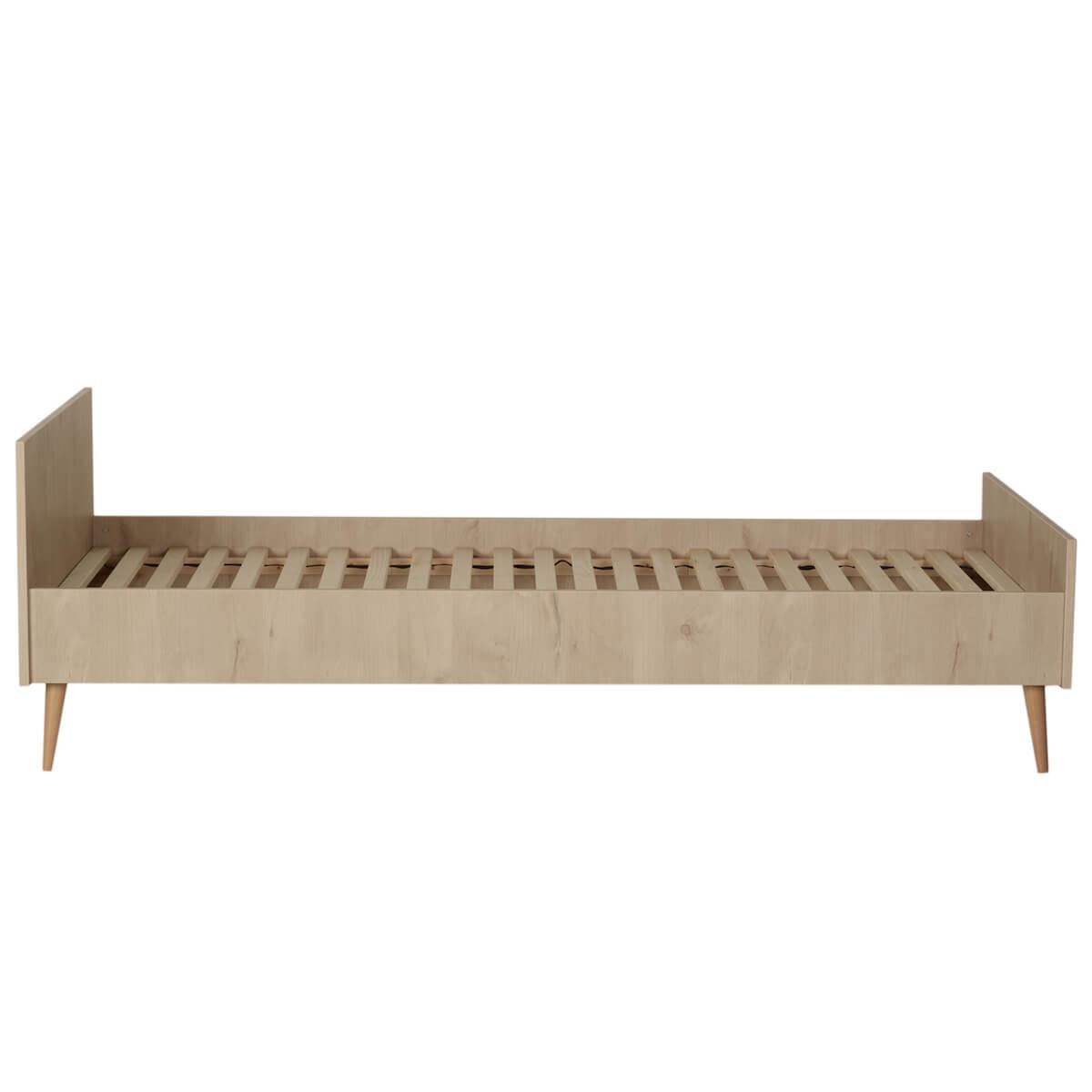 Cama 90x200cm COCOON Quax natural roble