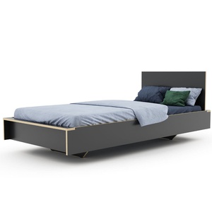 Cama 90x200cm FLAI Müller Small Living CPL antracita