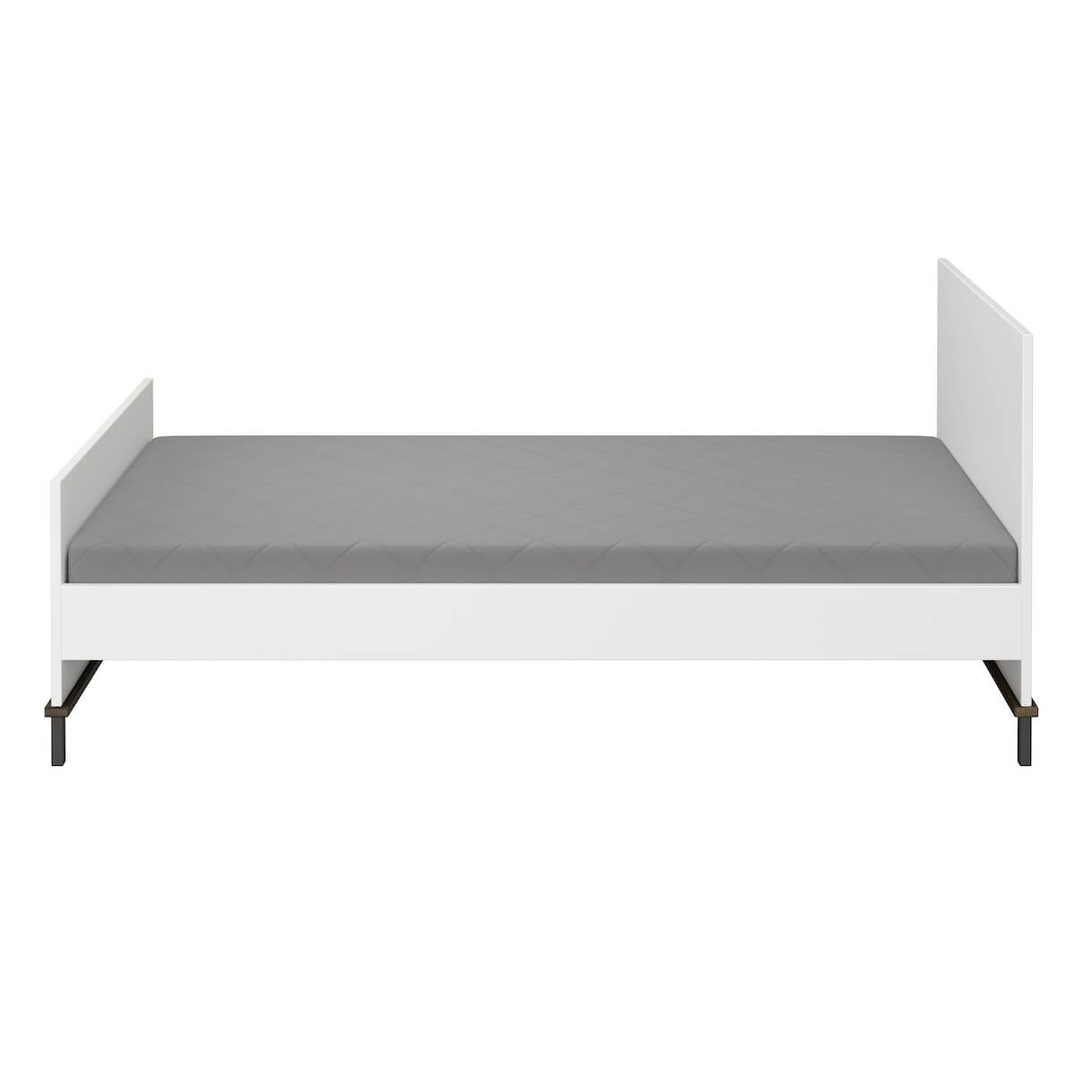 Cama 90x200cm LOVELY ALIV Yuny by Paidi off white-dark walnut