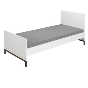 Cama 90x200cm LOVELY ALIV Yuny by Paidi off white-dark walnut