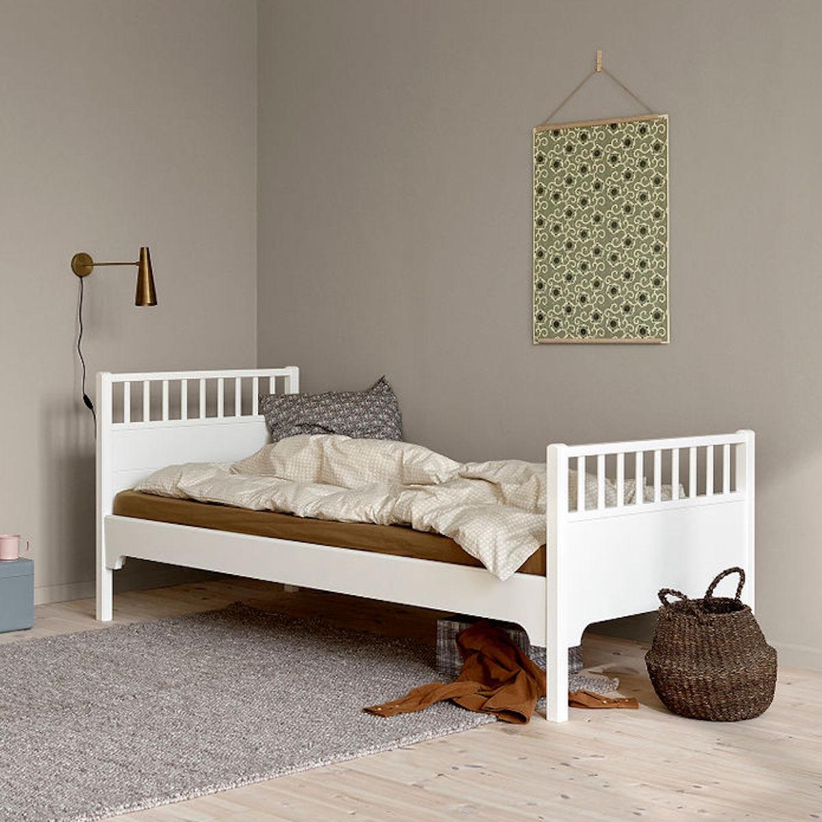 Cama 90x200cm  SEASIDE CLASSIC Oliver Furniture blanco