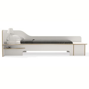 Cama 90x200cm versión izquierda-cajón PLANE Müller Small Living blanco