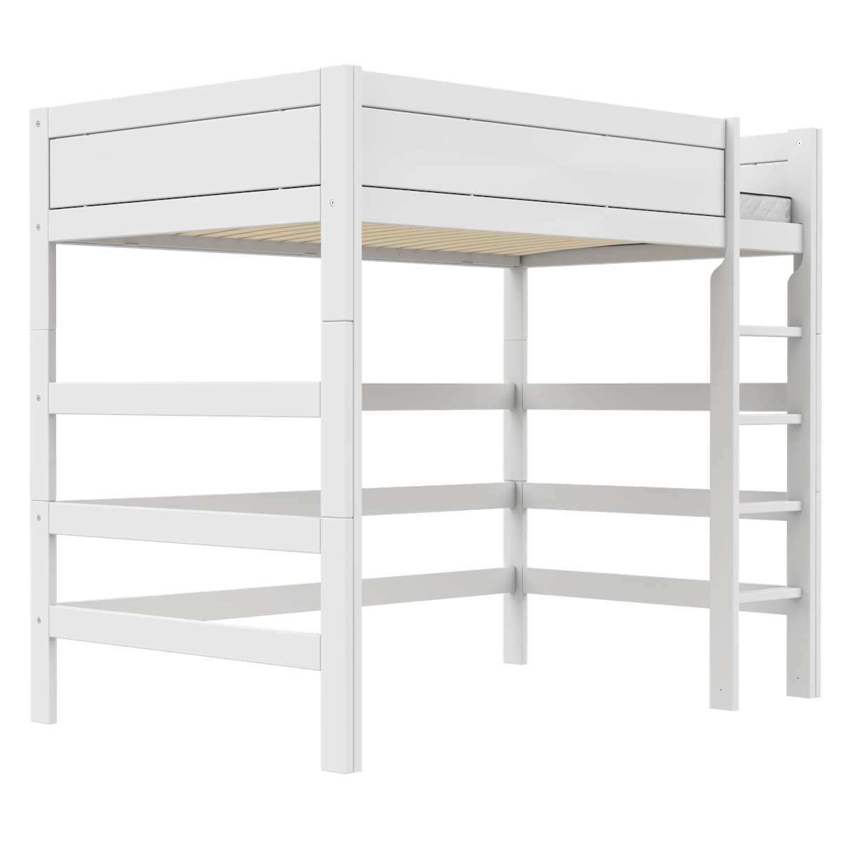 Cama alta 120x200cm DELUXE Lifetime white
