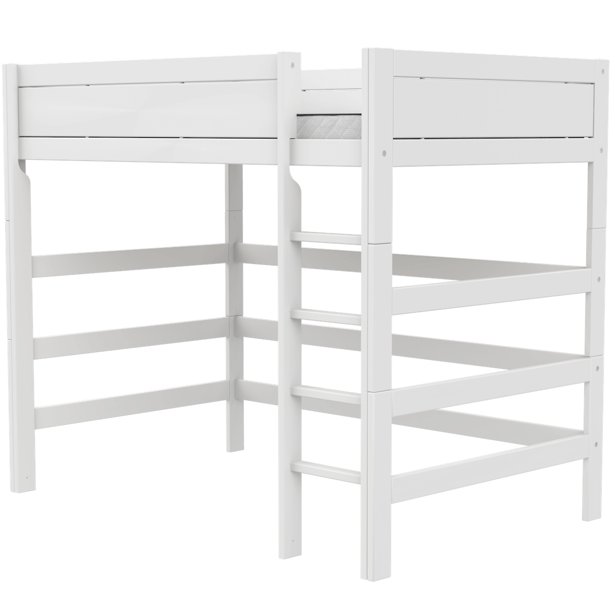 Cama alta 120x200cm DELUXE Lifetime white
