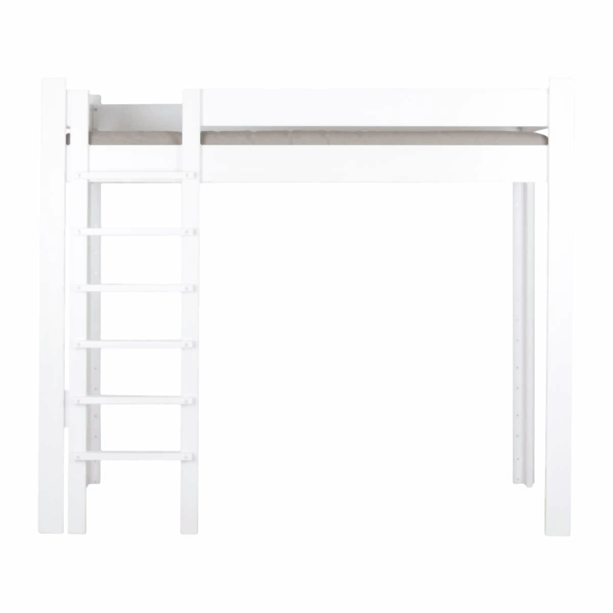 Cama alta 90x200cm DESTYLE de Breuyn lacado blanco