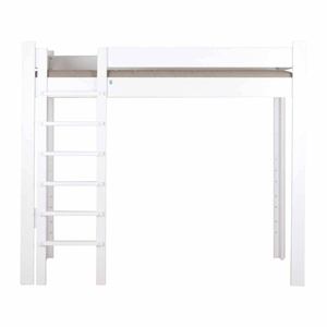 Cama alta 90x200cm DESTYLE de Breuyn tintada en blanco