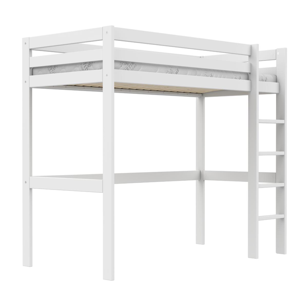 Cama alta 90x200cm ELEMENTS Lifetime blanco