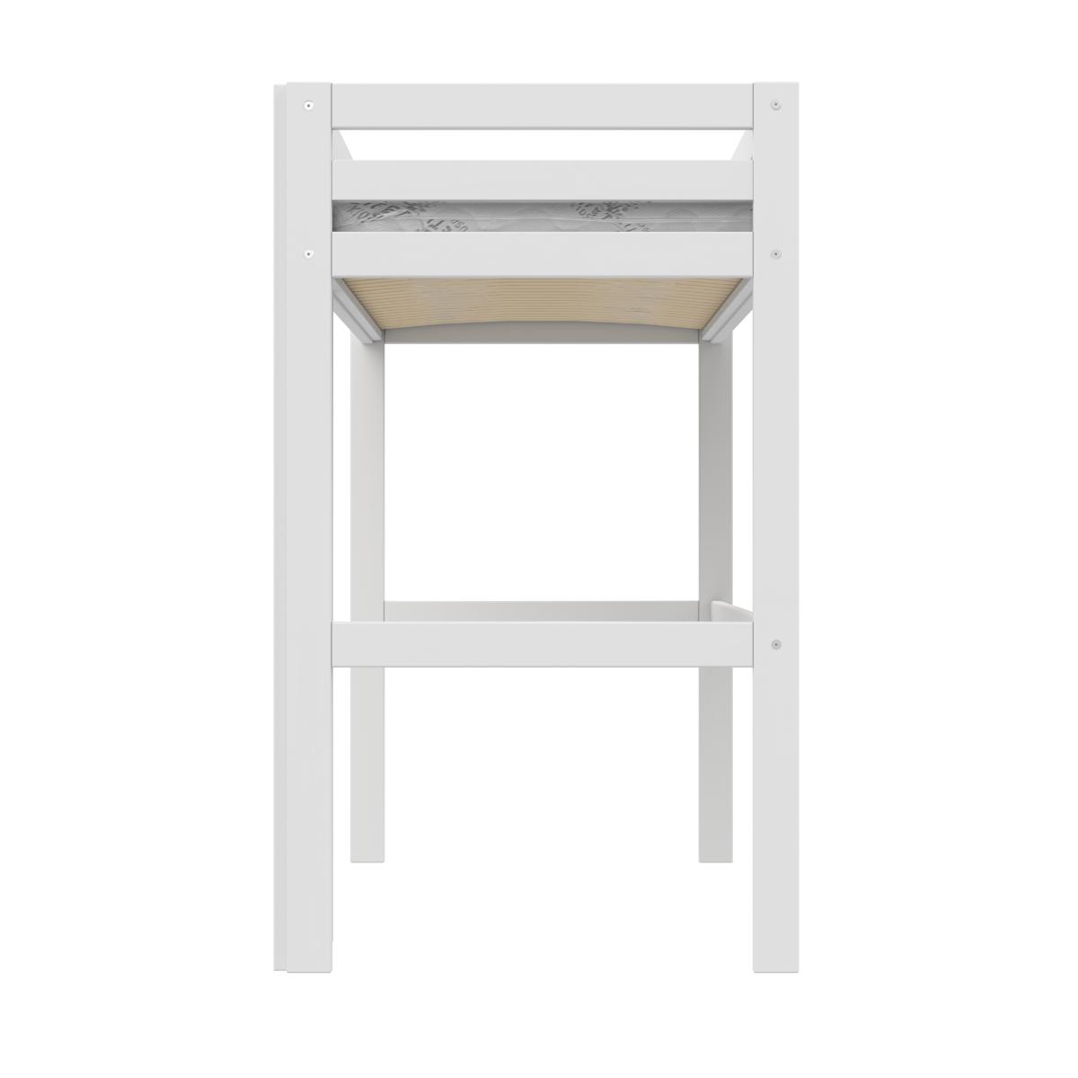 Cama alta 90x200cm ELEMENTS Lifetime blanco